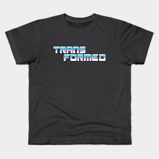 TRANSFORMED Retro Trans Pride Shirt Kids T-Shirt